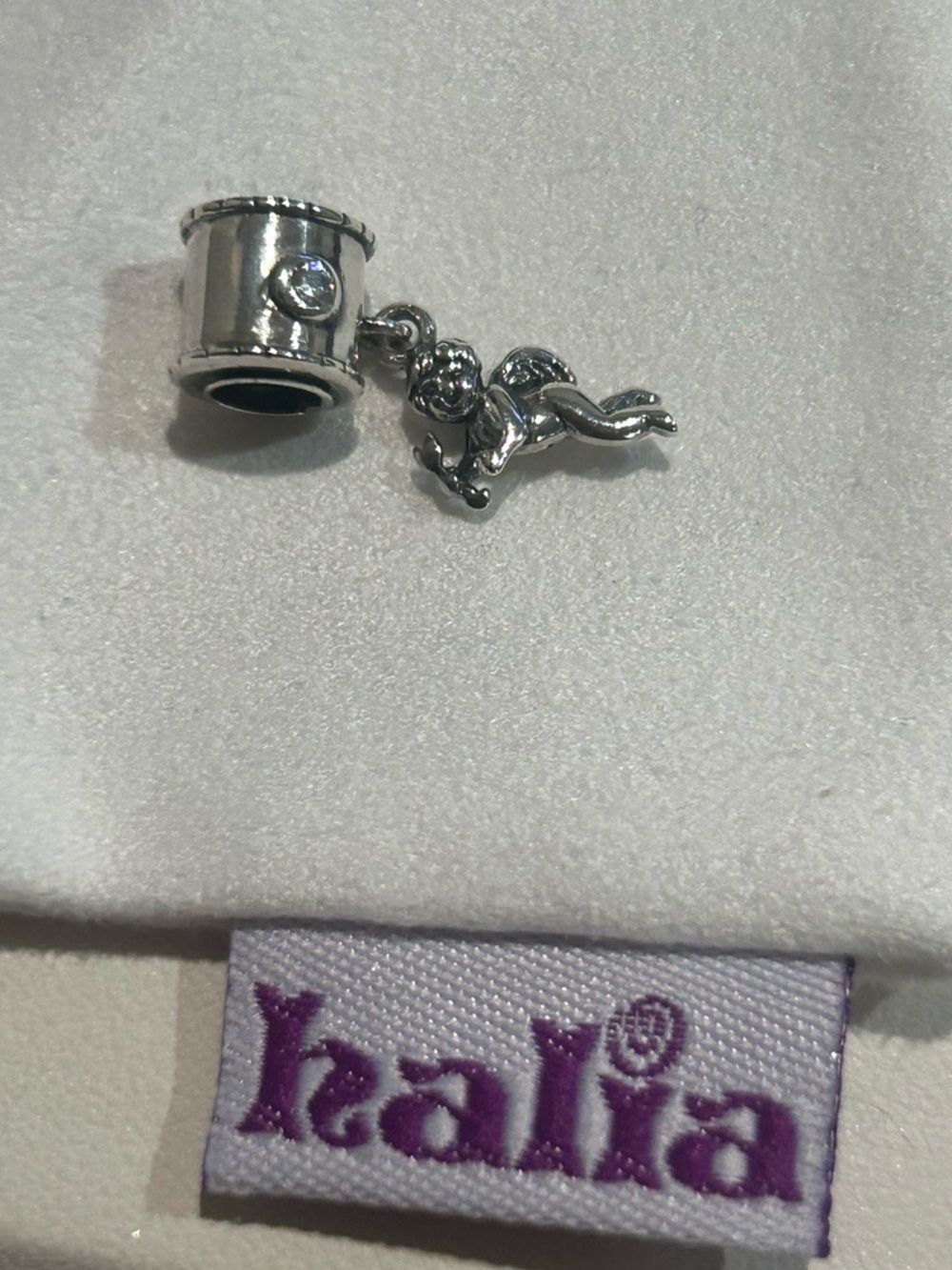 Cupid Pandora-Style Charm - Sterling Silver